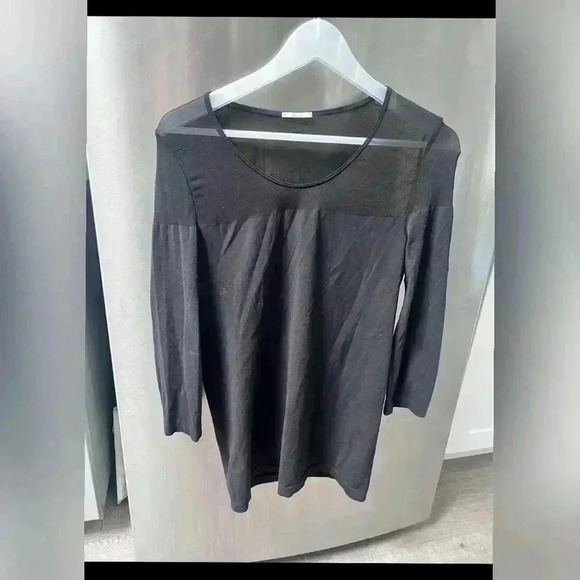 Wolford Sheer Panel Pullover Blouse - Picture 3 of 5